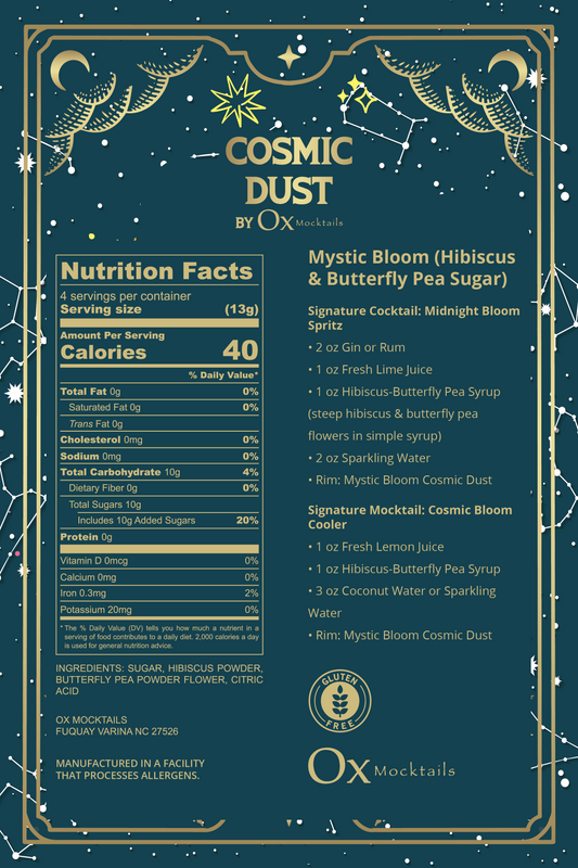 Cosmic Dust – Earth Signs (Butterfly Pea Flower & Hibiscus)