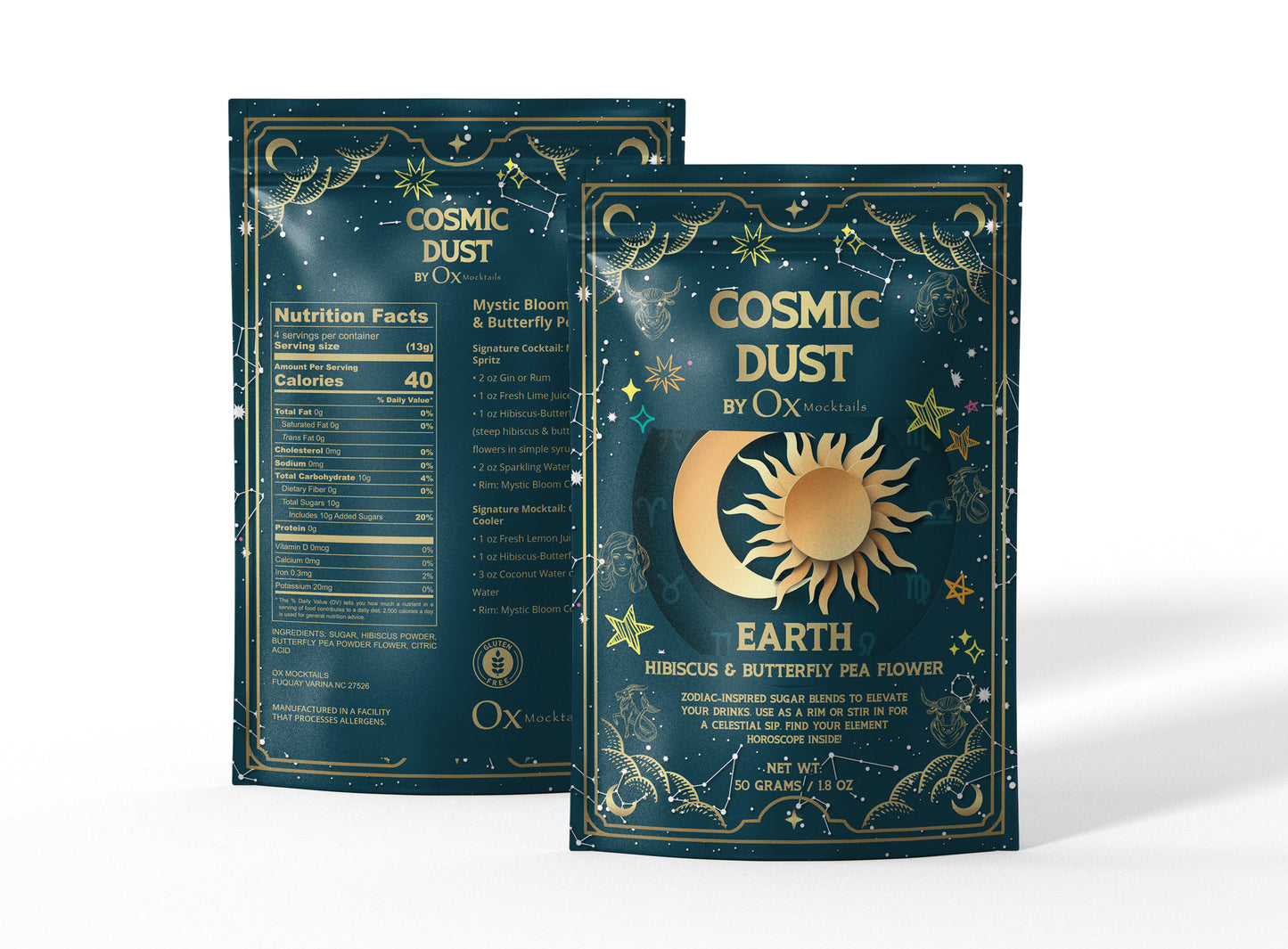 Cosmic Dust – Earth Signs (Butterfly Pea Flower & Hibiscus)
